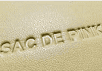 debossed logo