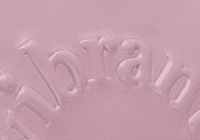 embossed logo