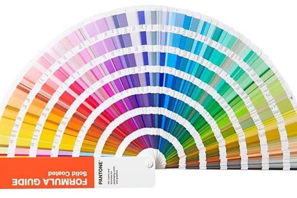 Pantone color chart