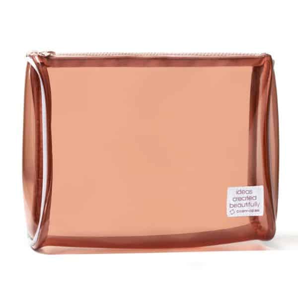 Woven label cosmetic bag production