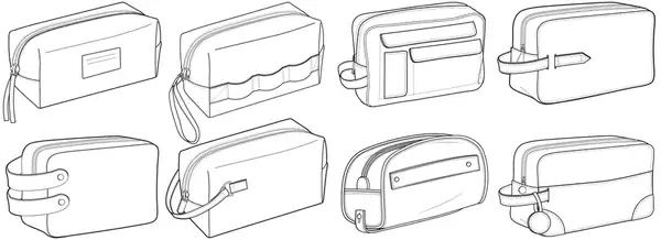 cosmetic bag shape design